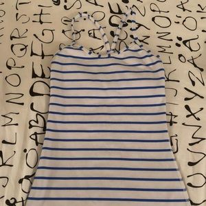 Lululemon Striped Power Y Tank